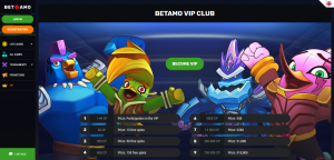 Screenshot VIP Programma Betamo Casino