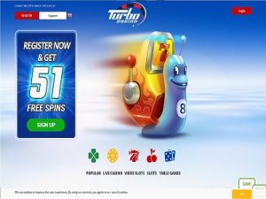 turbo casino homepage